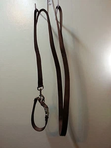 Trainingsleine mit 2 Griffen und verstellbarem Halsband Metallschnalle HANDGEMACHT - Bild 1 von 3