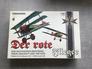 Eduard 1136 Der Rote Flieger Fokker DR.1 & Albatros D.V 1:48 Rare Model Kit - Picture 1 of 2