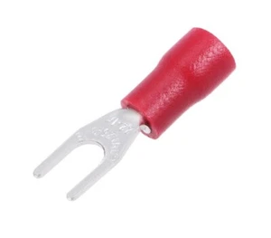 sourcing map 200Pcs SV1.25-3.7S Insulated Fork Spade U-Type Wire Connector - Picture 1 of 2