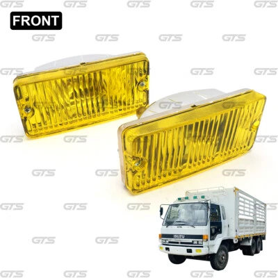 Front Bumper Lamp Lights LH RH Pair For Isuzu Rocky FSR FTR 175 195 1984 - 1995 Foto 1 de 4
