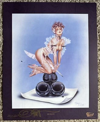 Póster litográfico firmado por Olivia De Berardinis “John Hancock” Foto 1 de 3