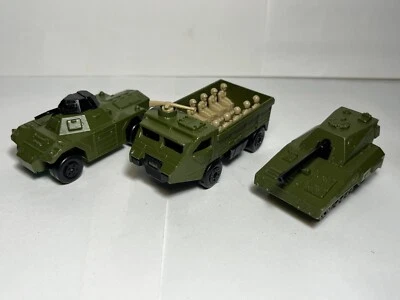 Lot of 3 Military Vehicles Vintage Lesney Matchbox No.73,70 And 54 - Image 1 of 4