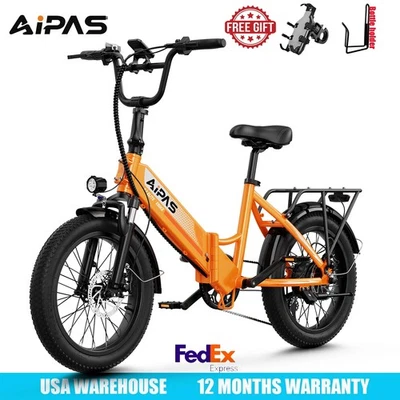 NEW 20"x 3"Fat Tire Electric Bike for Adults 750W Peak Commute Mountain E-Bike - Image 1 of 4