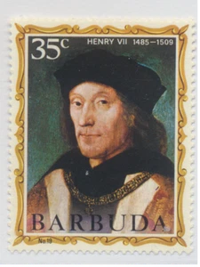 Barbuda Briefmarke Scott #62, postfrisch, Heinrich VIII - Bild 1 von 1