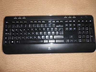 Logitech K520 Tastatur kabellos Funk ohne Unifying Empfänger leise ergonomisch - Bild 1 von 4