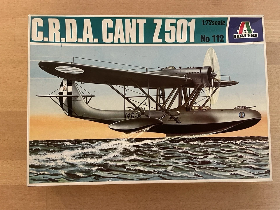 ITALERI 1/72 C.R.D.A. Cant Z2501 Model No 112 Original Box Vintage - Image 1 of 4