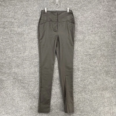 Pantalones estilo cuero negro sin marca para mujer ajustados grunge romántico hada gótica Foto 1 de 4