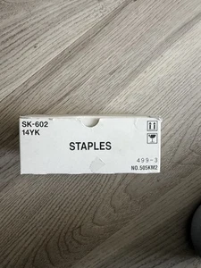 NEW Genuine Konica Minolta SK-602 Staples 505KM2 BOX OF 3 - 14YK - Afbeelding 1 van 3