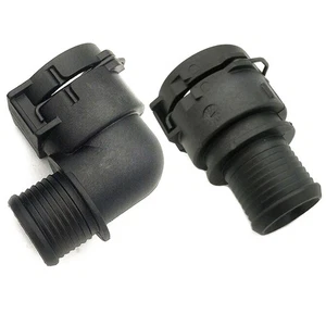 Useful Connector Heater Hose 2Pcs 95089363 950893634 Accessories Black - Picture 1 of 12