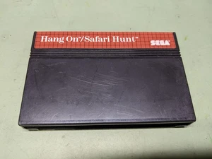 Hang-On and Safari Hunt Sega Master System Cartridge Only - Picture 1 of 5