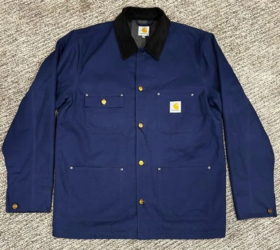Abrigo Carhartt WIP Tareas Manta Forrado Azul Talla XL NUEVO SIN ETIQUETAS Chaqueta Aislante Rara Foto 1 de 4