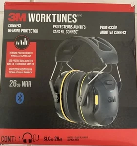 3M WorkTunes Connect Wireless Hearing Protector 90570-DC, New Factory Sealed - Picture 1 of 5