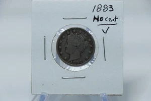 1883 V - Níquel 5C - ¡Sin centavos! - Imagen 1 de 2