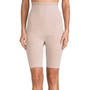 SPANX Donna Higher Power Short Taglia A Barest Nude Nuovo e Slimproved Shapewear - Foto 1 di 10