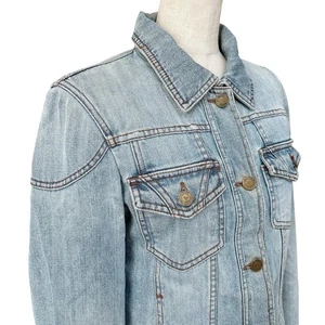 Gucci G Jean Denim Jacket Size 42 Cotton Used Japan - Picture 1 of 7
