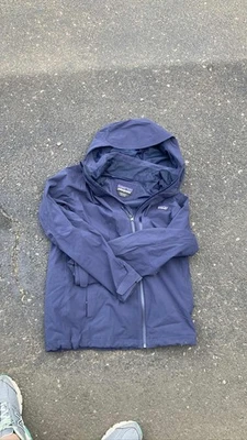 Chaqueta aislante de dilema con capucha azul Patagonia para hombre talla L abrigo de lluvia Foto 1 de 4
