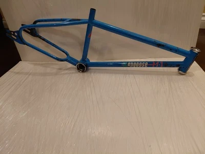 Cuadro BMX Old School Vintage 1986 Mongoose M1 20 pulgadas azul Foto 1 de 4