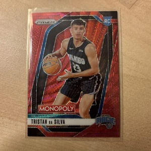 2024-25 Panini Prizm Monopoly - Tristan Da Silva #48 Red Wave Prizm RC Magic - Picture 1 of 2