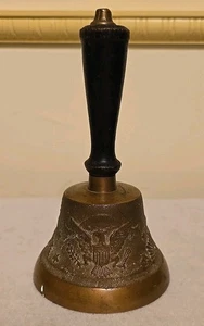 Insegna US Army Camel Corp Eagle & Shield con stelle, campana in ottone 6", CI Clapper  - Foto 1 di 9