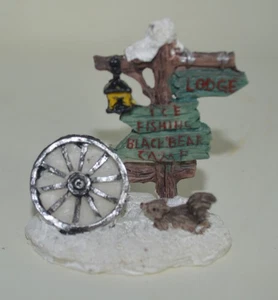 Country Scene Lodge Angeln Eichhörnchen Weihnachtsdorf 2" groß - Bild 1 von 5