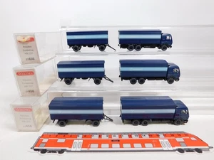 Cy973-0,5# 3x Wiking H0 1:87 27 456 Truck MB 2235 Karstadt Top+Box - Picture 1 of 5