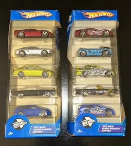 2005 Hot Wheels Dual Cool TWO 5-Packs w/ Honda Civic Si Antifreeze VARIATIONS - Picture 1 of 15