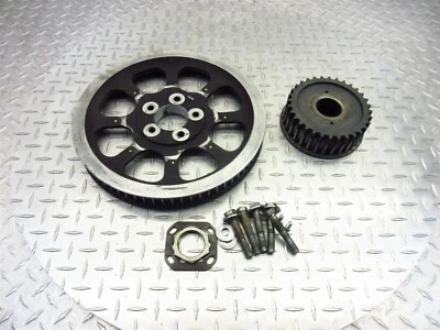 Harley Davidson Softail Standard 2004 FXSTI correa delantera trasera polea piñón lote Foto 1 de 4