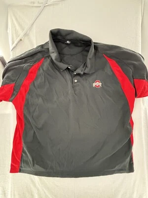 Camisa Polo STARTER Ohio State Buckeyes Roja NCAA Para Hombre Talla 3XL Foto 1 de 4