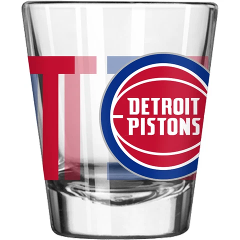 Detroit Pistons Overtime 2oz. Shot Glass Cover