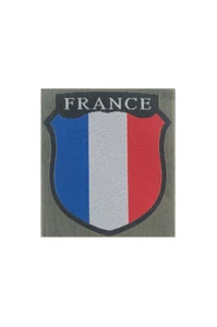 WWII Französisches Freiwilligenarmschild BeVo - Bild 1 von 1