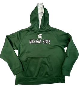 Michigan State Spartans Green Hoodie Embroidered Colosseum Youth XL Size 20 - Picture 1 of 8