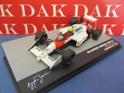 Die cast 1/43 Modellino Auto McLaren MP4/5 Germany GP 1989 A. Senna - Immagine 1 di 4