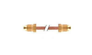 Engineered Controls 48" Propane Pigtail Hose M POL x M POL 1-1/8" Hex Brass LP G - Picture 1 of 1