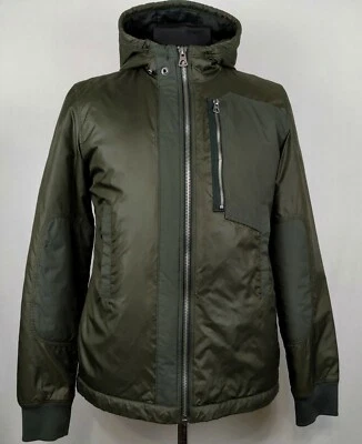 G-Star Raw Cargo Line Advance Padded Hood Overshit Jacket Olive L - Image 1 of 4