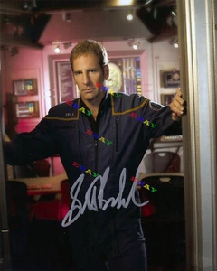 SCOTT BAKULA CAPT. ARCHER STAR TREK ristampa fotografica autografata firmata - Foto 1 di 1