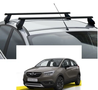 BARRE PORTATUTTO ACCIAIO PER OPEL CROSSLAND X ANNO 2019 OMOLOGATE TUV  - Immagine 1 di 4