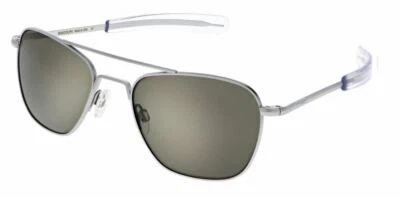 OCCHIALE DA SOLE / SUNGLASSES RANDOLPH  AF085 55MM MATTE CHROME AMERICAN GRAY - Image 1 of 4