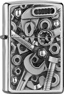 Zippo "Viti E Strumenti 3D" - Placca - Cromo - Nuovo E Ovp - 259414 - Bild 1 von 1