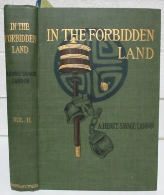 1899 Antique; In the Forbidden Land - Tibet  Bhuddism  History  Tibetan, China Foto 1 de 4