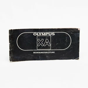 Olympus XA German Instructions Book Manual Bedienungsanleitung Anleitung - Photo 1 sur 5