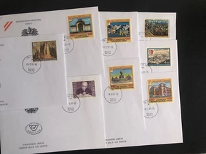 Austria 1991 sellos en 8 FDC diferentes valor cat. ANK 16 €uros - Imagen 1 de 9