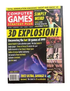 Computer Games Strategy Plus Magazine #106 September 1999 3D Explosion! - Foto 1 di 3