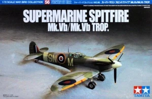 Tamiya 60756 1/72 Scale Model Aircraft Kit WWII RAF Supermarine Spitfire Mk.Vb - Picture 1 of 2