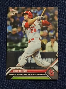 2023 Topps Now #78 Nolan Arenado hits 300th honrón St. Louis Cardinals - Imagen 1 de 2