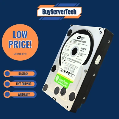 WD GreenPower 1TB 7200RPM 3.5" SATA HDD WD1000FYPS RE2-GP 16MB Cache 0HRS HDD - Image 1 of 4