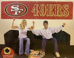 SAN FRANCISCO YOU'RE IN 49ERS COUNTRY 8' X 2' BANNER 8 FOOT HEAVYWEIGHT SIGN NFL