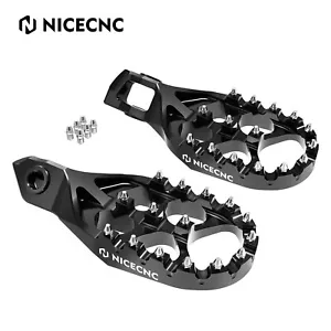 Forged Foot Pegs Footrests Wider Pedal For KTM 125 250 300 350 450 SX XC F 23-25 - Foto 1 di 10