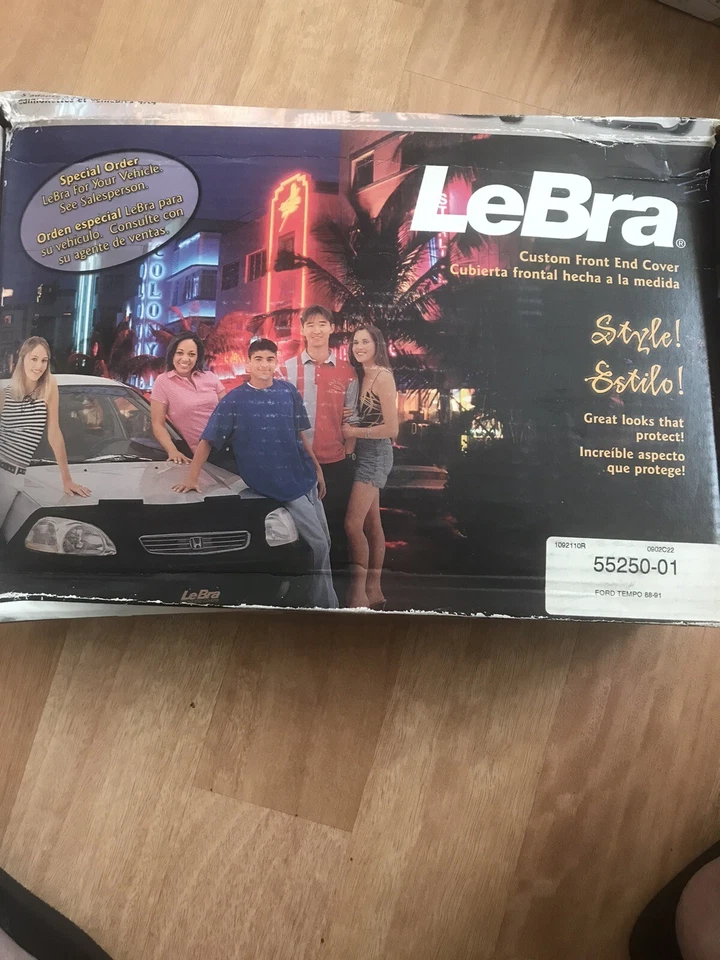 Sujetador delantero LeBra 55250-01 para Ford Tempo 1988-1991 (negro) Foto 1 de 4