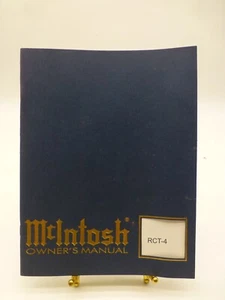 McIntosh RCT 4 Remote Control Translator Repeater ORIGINAL Owner’s Manual - Bild 1 von 5
