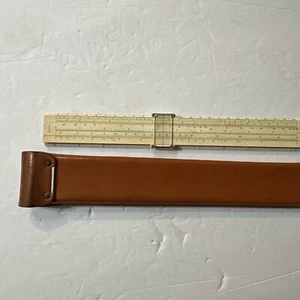 Regola di vendita vintage KEUFFEL & Easer Co con custodia in pelle 875341 - Foto 1 di 5